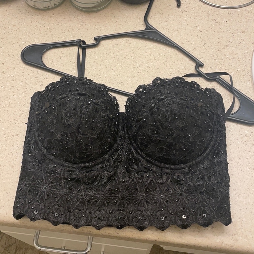 Sexy cropped corset